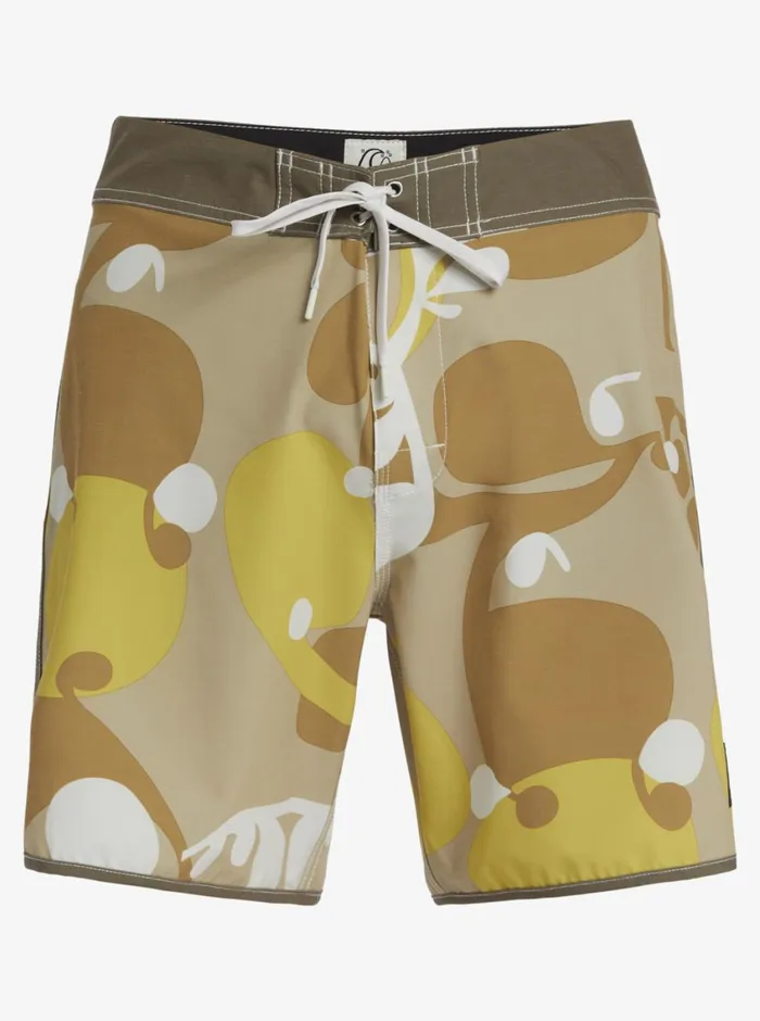 Quiksilver Original Scallop Andy Y Andy 18034 Boardshorts Incense Mens Boardshorts