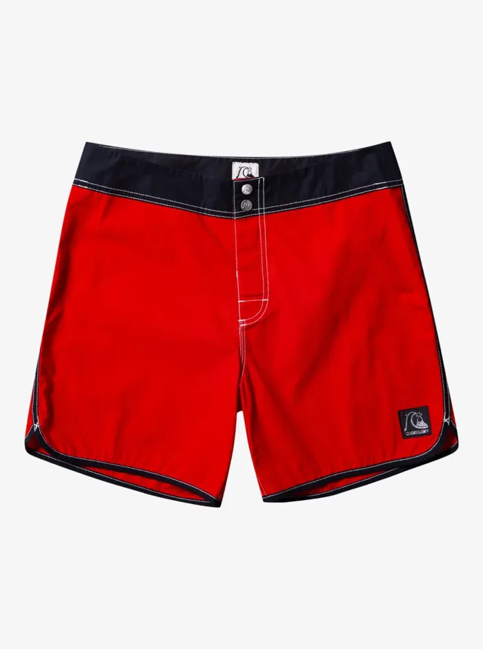 Quiksilver Original Scallop Snap 16034 Boardshorts High Risk Red Mens Boardshorts Quiksilver Original Scallop Snap 16034 Boardshorts High Risk Red Mens Boardshorts