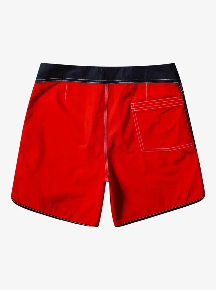 Quiksilver Original Scallop Snap 16034 Boardshorts High Risk Red Mens Boardshorts Quiksilver Original Scallop Snap 16034 Boardshorts High Risk Red Mens Boardshorts
