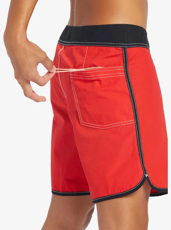 Quiksilver Original Scallop Snap 16034 Boardshorts High Risk Red Mens Boardshorts Quiksilver Original Scallop Snap 16034 Boardshorts High Risk Red Mens Boardshorts