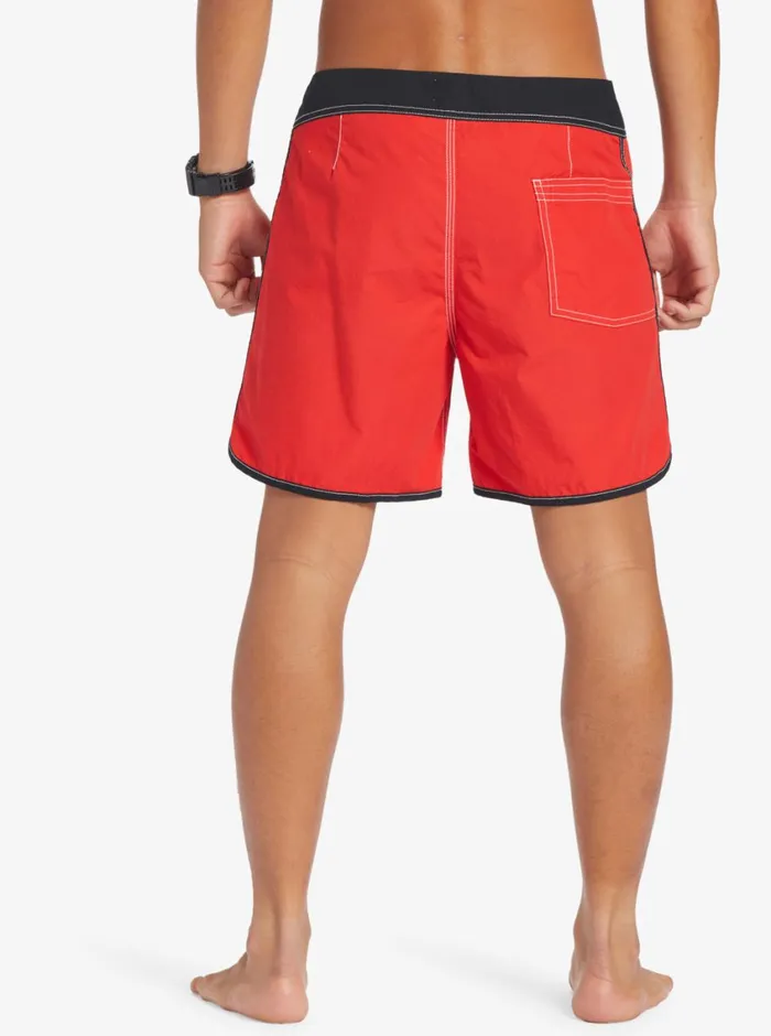 Quiksilver Original Scallop Snap 16034 Boardshorts High Risk Red Mens Boardshorts Quiksilver Original Scallop Snap 16034 Boardshorts High Risk Red Mens Boardshorts