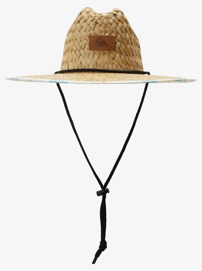 Quiksilver Outsider Straw Lifeguard Hat Birch Mens Hats Quiksilver Outsider Straw Lifeguard Hat Birch Mens Hats