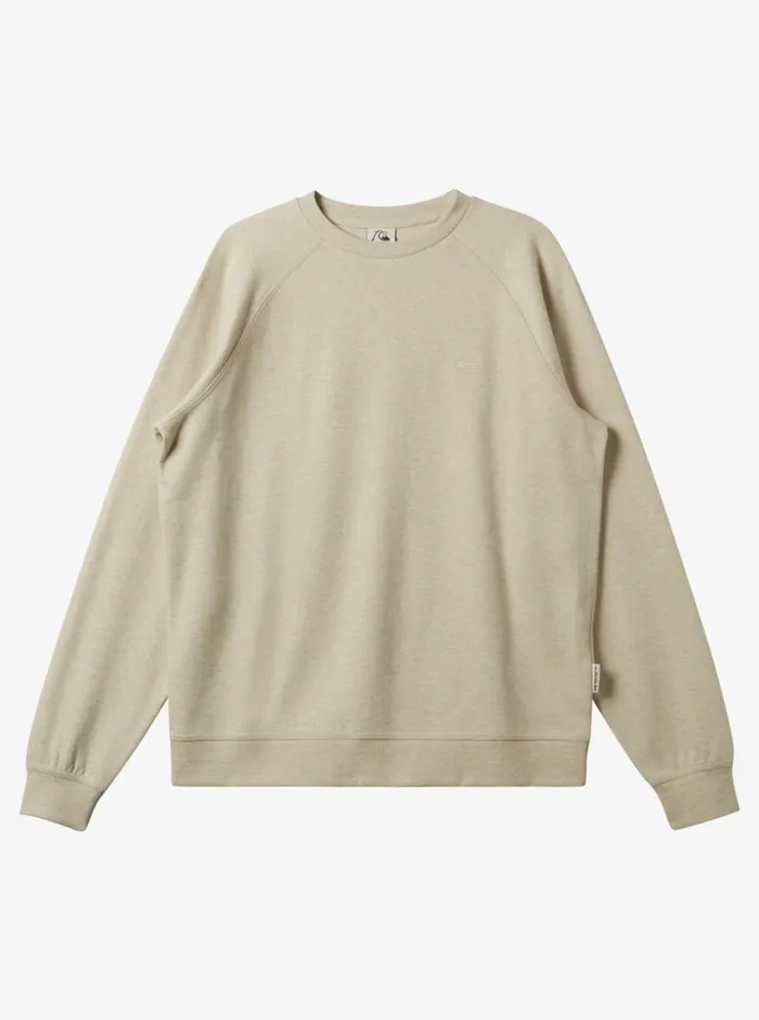 Quiksilver Raglans Long Sleeve Knit Crew Neck Sweatshirt Oyster White Heather Mens Sweatshirts and Hoodies Quiksilver Raglans Long Sleeve Knit Crew Neck Sweatshirt Oyster White Heather Mens Sweatshirts and Hoodies