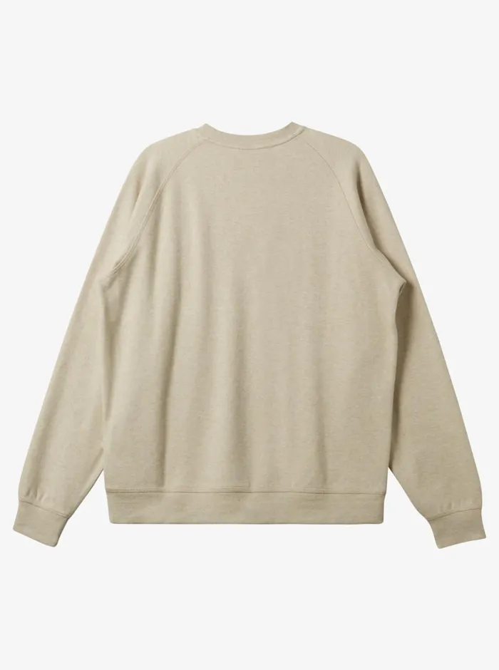 Quiksilver Raglans Long Sleeve Knit Crew Neck Sweatshirt Oyster White Heather Mens Sweatshirts and Hoodies Quiksilver Raglans Long Sleeve Knit Crew Neck Sweatshirt Oyster White Heather Mens Sweatshirts and Hoodies