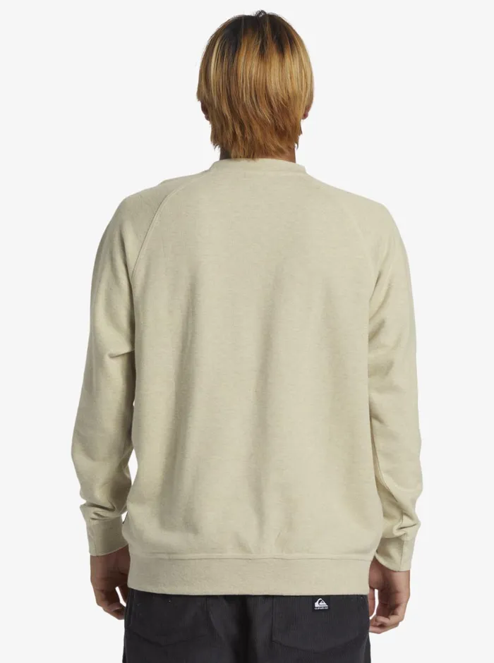 Quiksilver Raglans Long Sleeve Knit Crew Neck Sweatshirt Oyster White Heather Mens Sweatshirts and Hoodies Quiksilver Raglans Long Sleeve Knit Crew Neck Sweatshirt Oyster White Heather Mens Sweatshirts and Hoodies