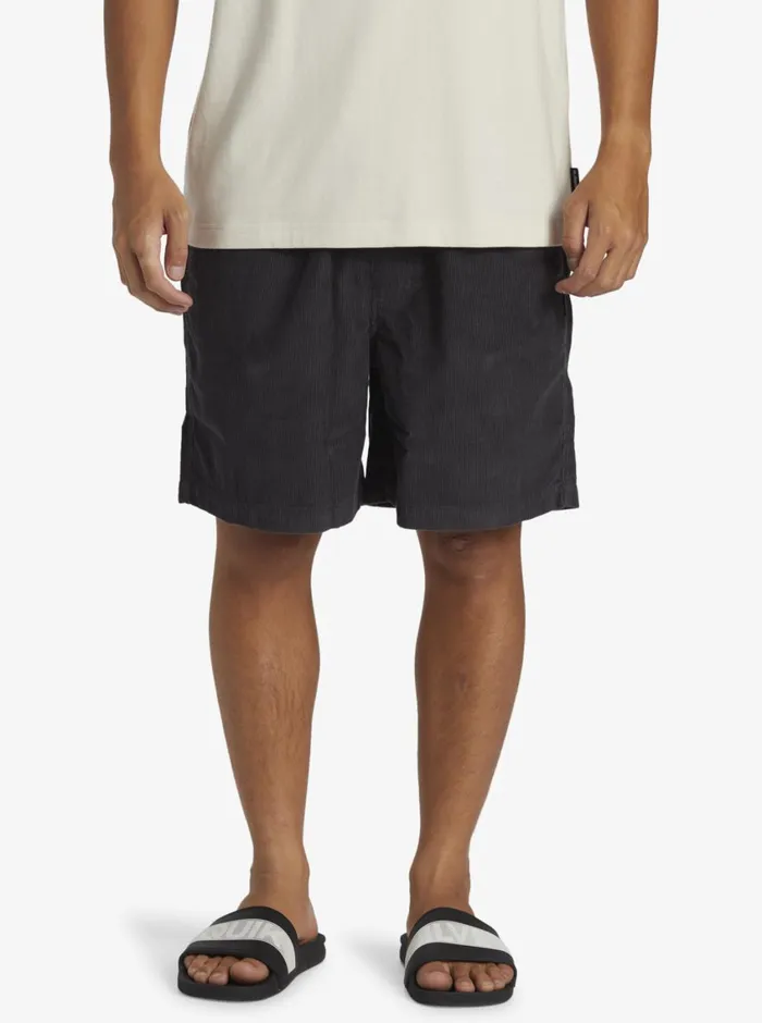 Quiksilver Taxer Corduroy Shorts Tarmac Mens Shorts and Amphibians Quiksilver Taxer Corduroy Shorts Tarmac Mens Shorts and Amphibians