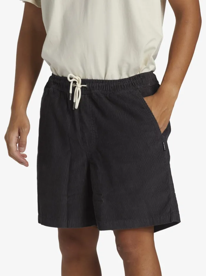 Quiksilver Taxer Corduroy Shorts Tarmac Mens Shorts and Amphibians Quiksilver Taxer Corduroy Shorts Tarmac Mens Shorts and Amphibians