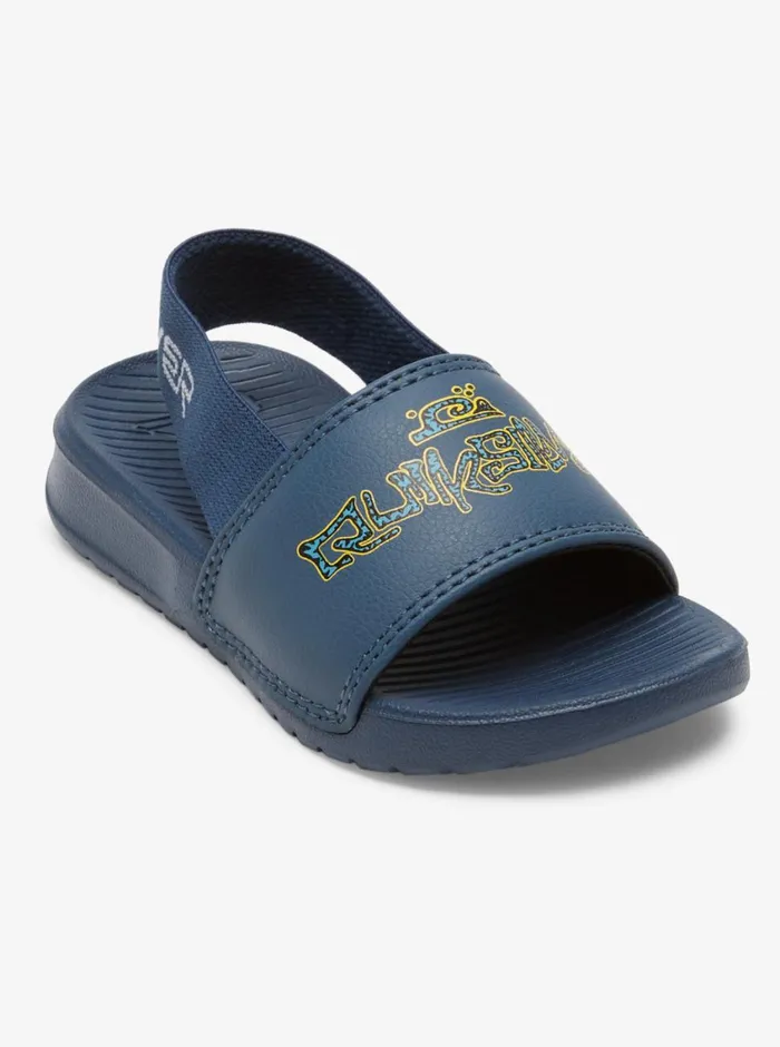 Quiksilver Toddler039s Bright Coast Strapped Sandals Blue 2 Boys Sandals