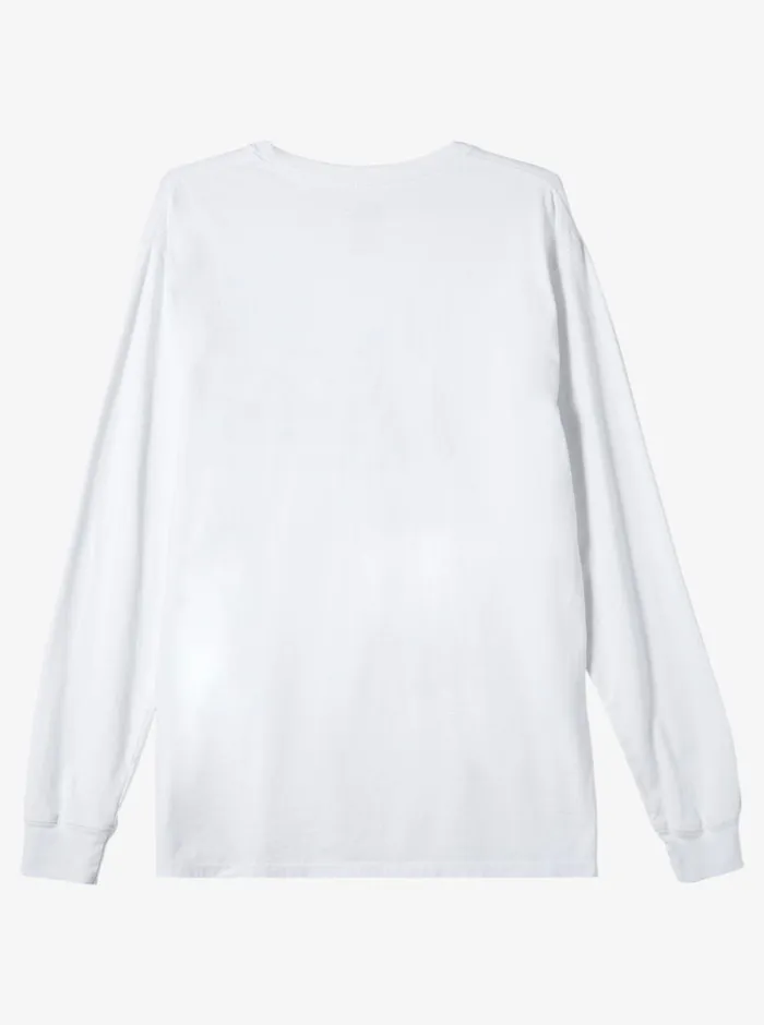 Quiksilver X Saturdays NYC Graphic Long Sleeve TShirt White Mens Tees Quiksilver X Saturdays NYC Graphic Long Sleeve TShirt White Mens Tees