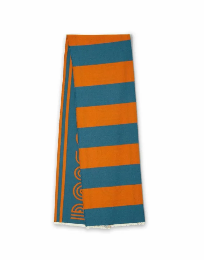 Ready To Wear Foulards and Scarves La Double J Raise Your Vibration Scarf Dark Green