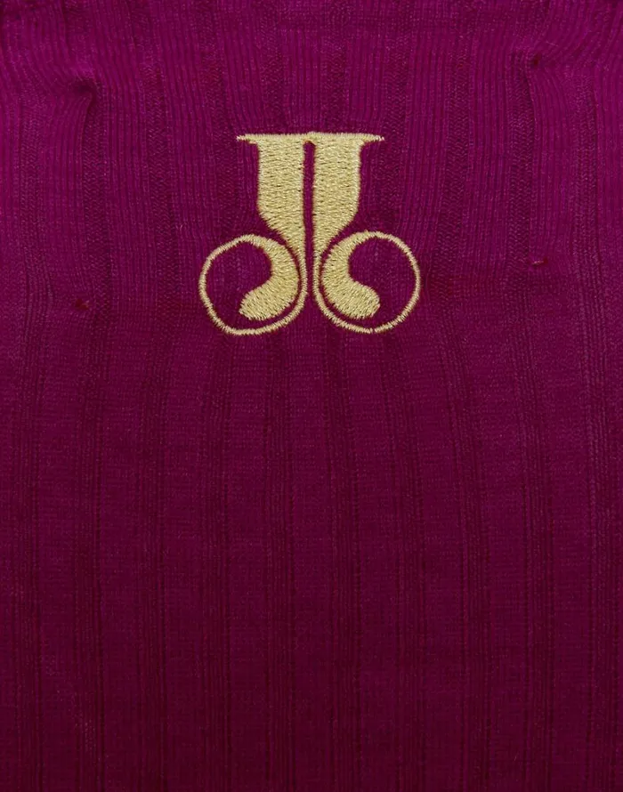 Ready To Wear Knitwear La Double J High Kick Top Purple Ready To Wear Knitwear La Double J High Kick Top Purple