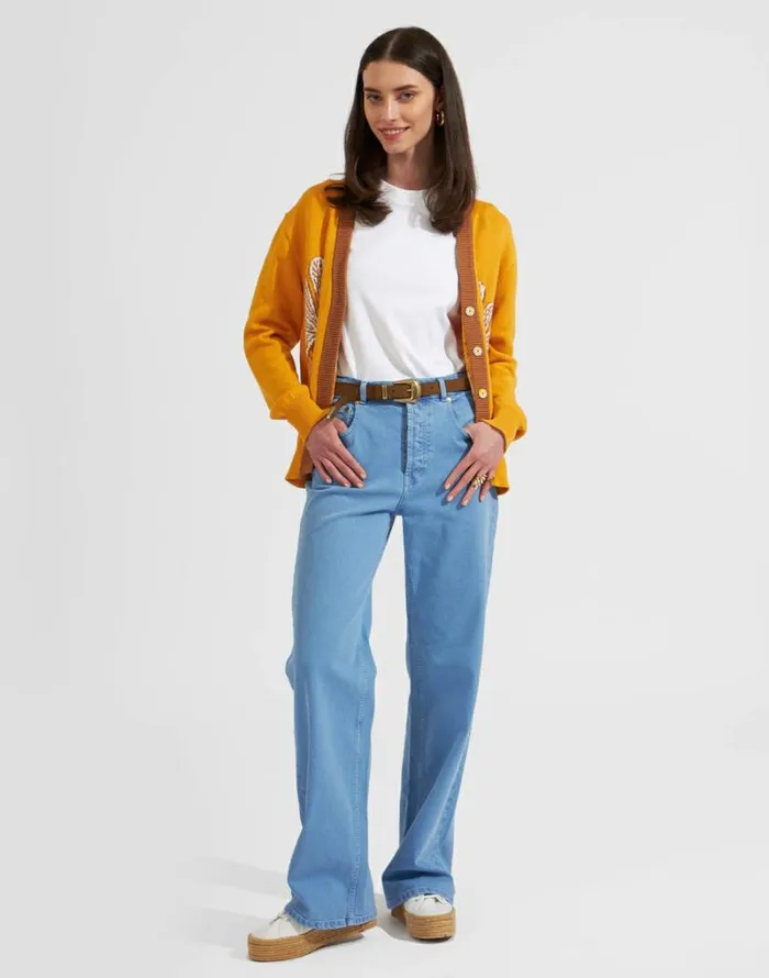 Ready To Wear Knitwear La Double J Pineapple Cardigan Avorio Ready To Wear Knitwear La Double J Pineapple Cardigan Avorio
