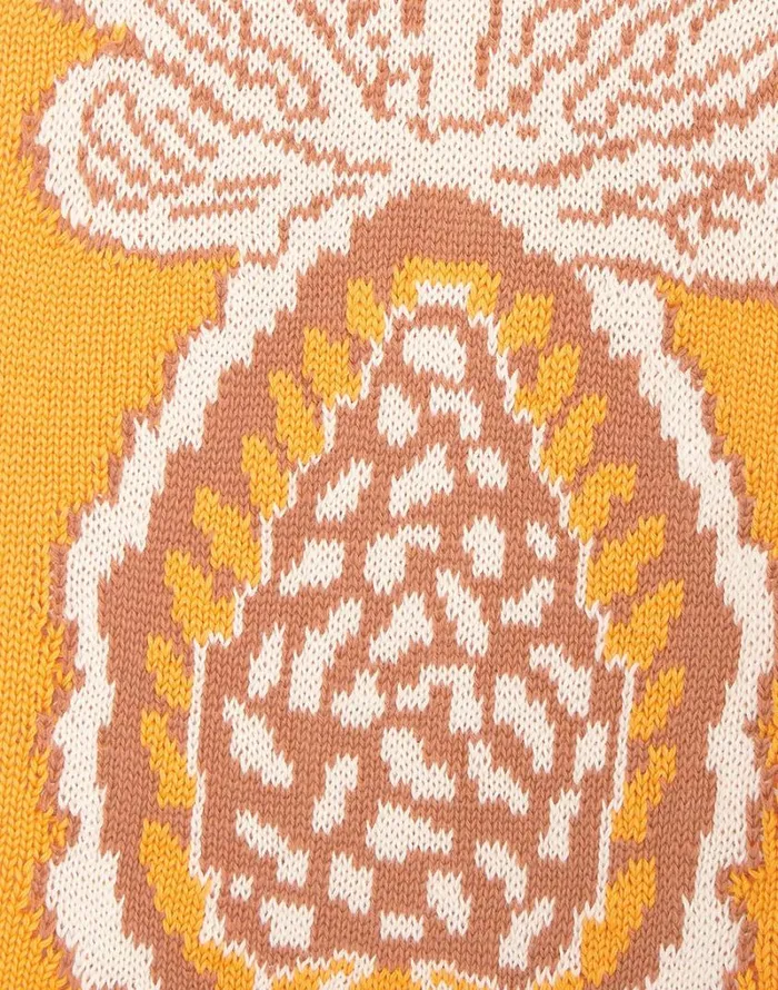 Ready To Wear Knitwear La Double J Pineapple Cardigan Avorio Ready To Wear Knitwear La Double J Pineapple Cardigan Avorio