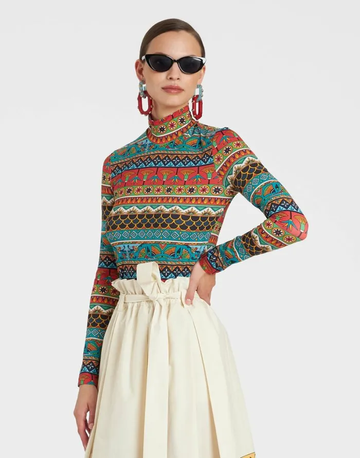 Ready To Wear Loungewear La Double J Turtleneck Giza Turquoise