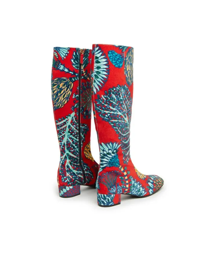 Ready To Wear Shoes La Double J Edie Boots Sicomore Red Ready To Wear Shoes La Double J Edie Boots Sicomore Red