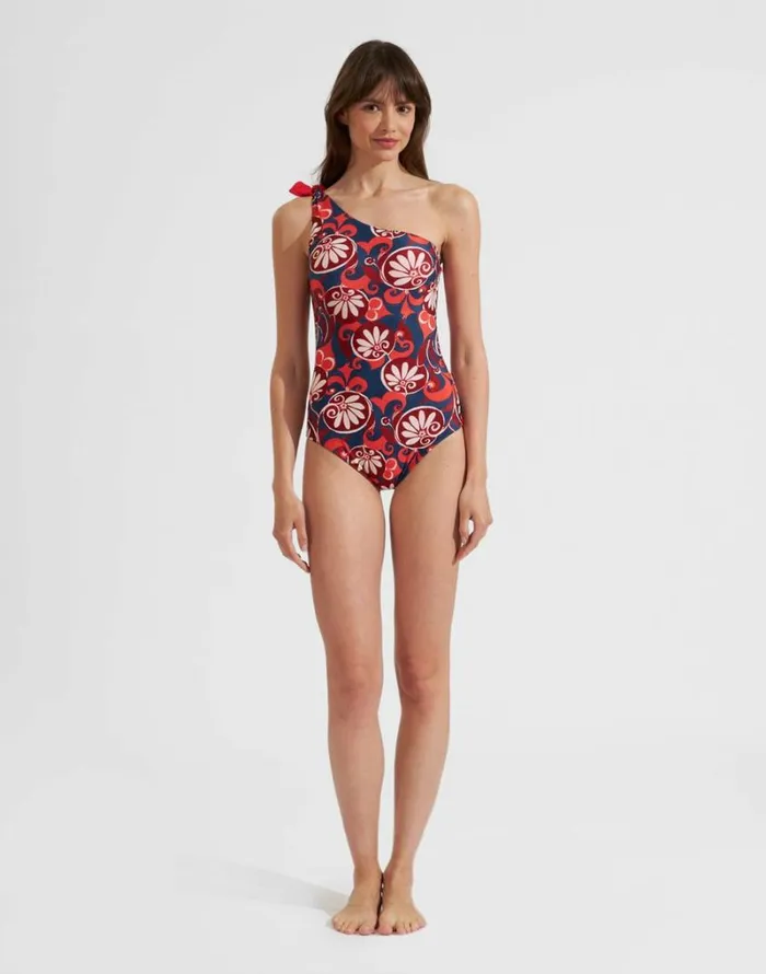 Ready To Wear Swimwear La Double J Goddess Suit Moonflower Navy