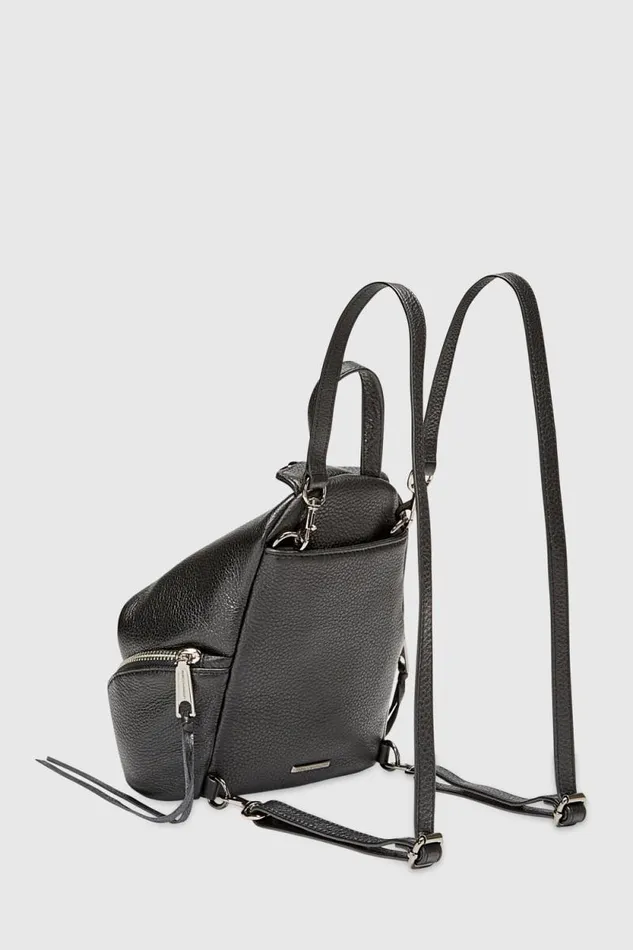 Rebecca Minkoff Backpacks Convertible Mini Julian Backpack Blackgunmetal 8211 Handbags