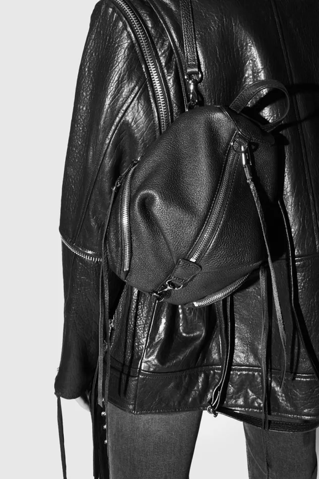 Rebecca Minkoff Backpacks Convertible Mini Julian Backpack Blackgunmetal 8211 Handbags