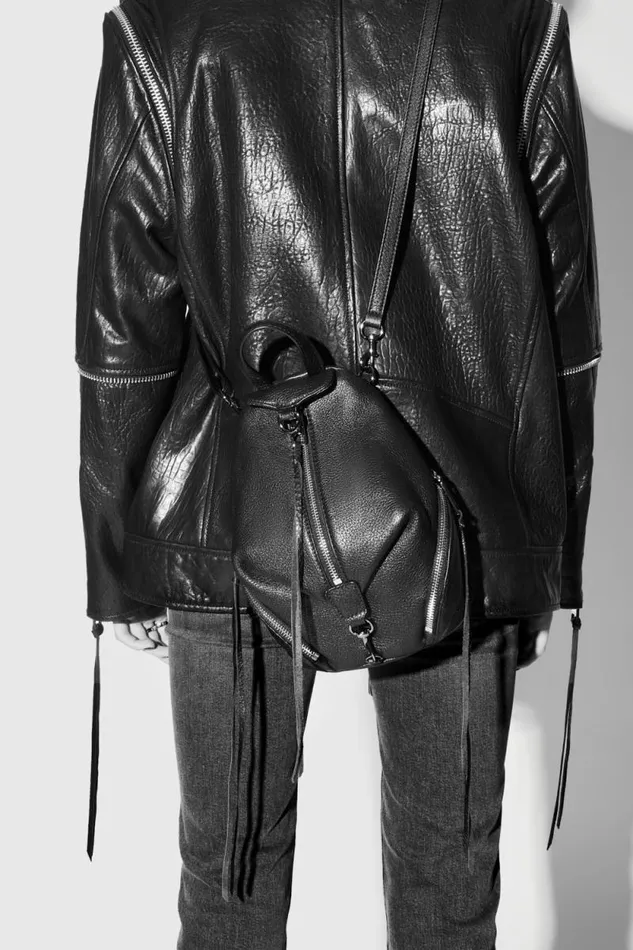 Rebecca Minkoff Backpacks Convertible Mini Julian Backpack Blackgunmetal 8211 Handbags