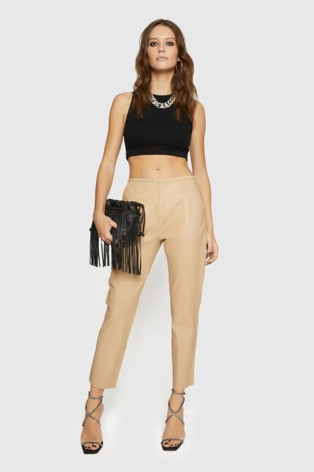 Rebecca Minkoff Bottoms Madelyn Pants Sand Dune 8211 Clothing