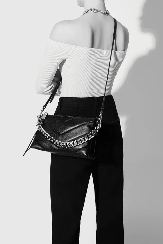 Rebecca Minkoff Crossbody Bags Edie Maxi Medium Crossbody Deep Jadeantique Brass 8211 Handbags