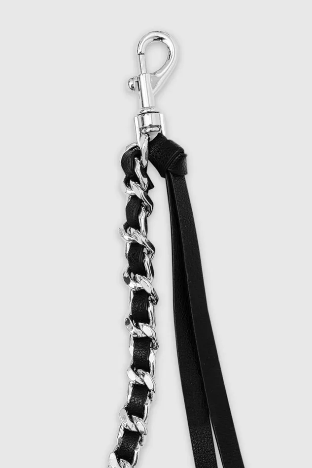 Rebecca Minkoff Holiday Gifts Leather Whip Chain Leash Black 8211 Accessories