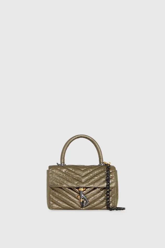 Rebecca Minkoff Top Handle Bags Edie Top Handle Bronze 8211 Handbags