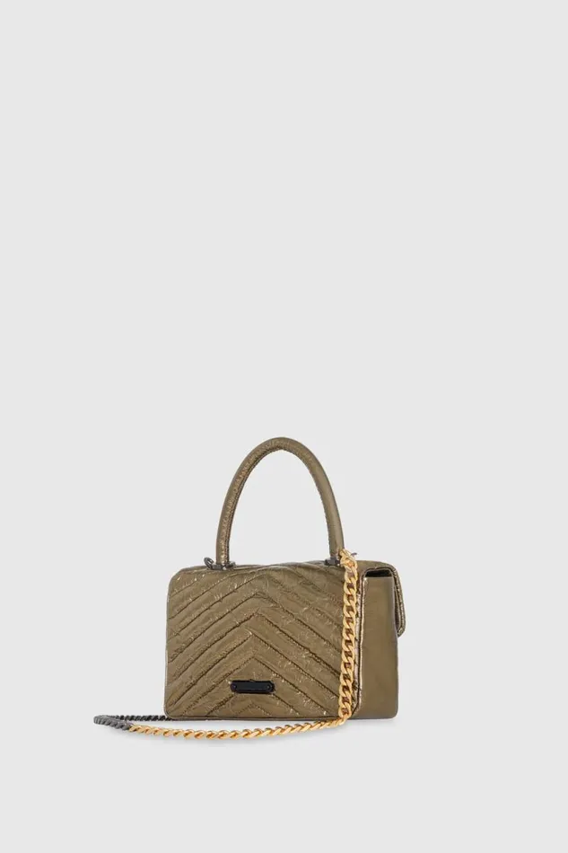 Rebecca Minkoff Top Handle Bags Edie Top Handle Bronze 8211 Handbags