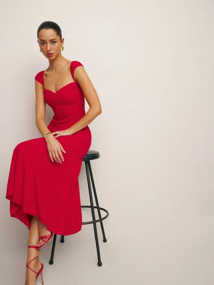 Reformation Dresses Bryson Dress Cherry 8211 Women