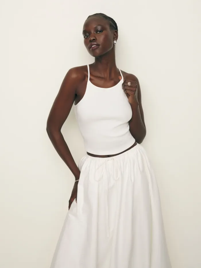 Reformation Dresses Cassandra Two Piece White 8211 Women Reformation Dresses Cassandra Two Piece White 8211 Women