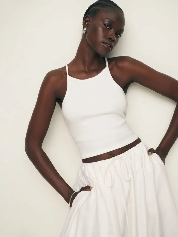 Reformation Dresses Cassandra Two Piece White 8211 Women Reformation Dresses Cassandra Two Piece White 8211 Women