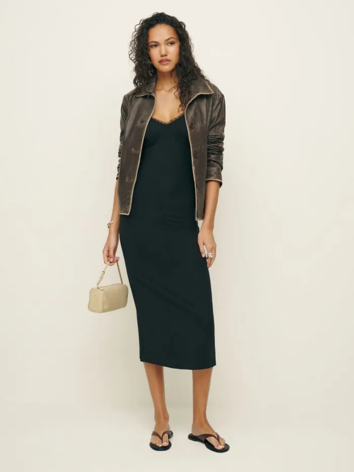 Reformation Dresses Cesca Knit Dress Black 8211 Women Reformation Dresses Cesca Knit Dress Black 8211 Women