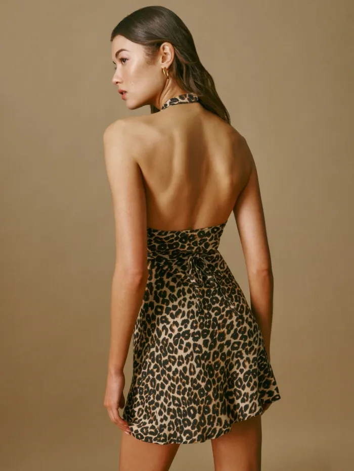 Reformation Dresses Delanie Dress Leo 8211 Women Reformation Dresses Delanie Dress Leo 8211 Women