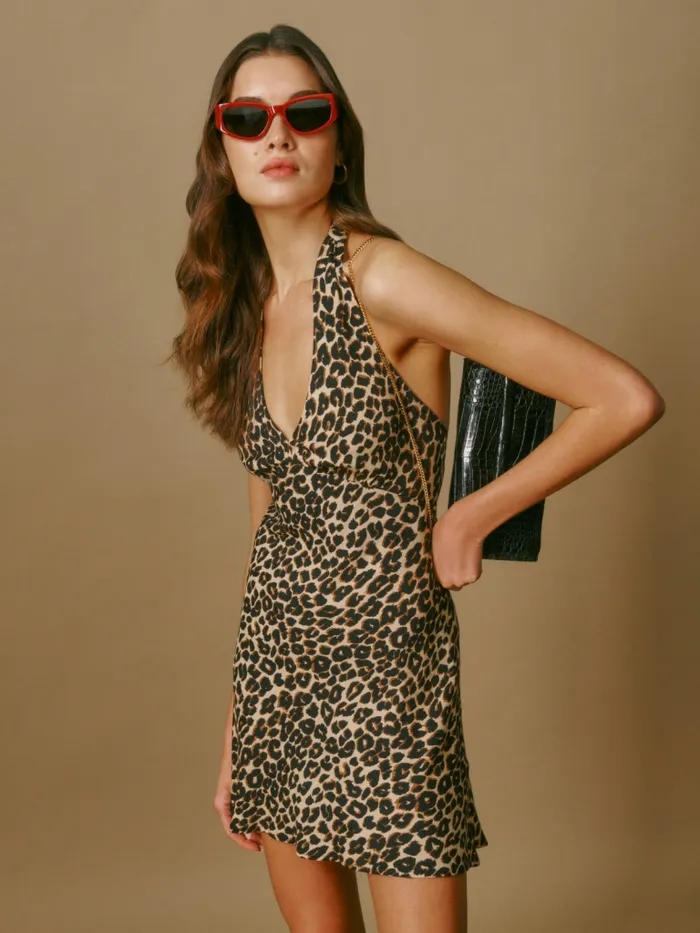 Reformation Dresses Delanie Dress Leo 8211 Women Reformation Dresses Delanie Dress Leo 8211 Women