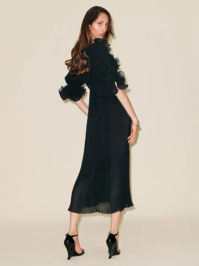 Reformation Dresses Fann Dress Black 8211 Women Reformation Dresses Fann Dress Black 8211 Women