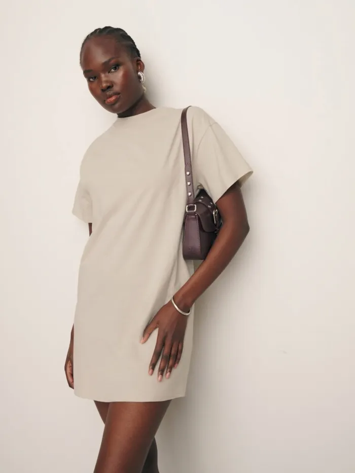 Reformation Dresses Haylen Knit Dress Coyote 8211 Women