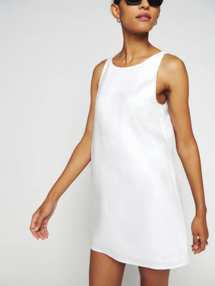 Reformation Dresses Jessi Linen Dress White 8211 Women Reformation Dresses Jessi Linen Dress White 8211 Women