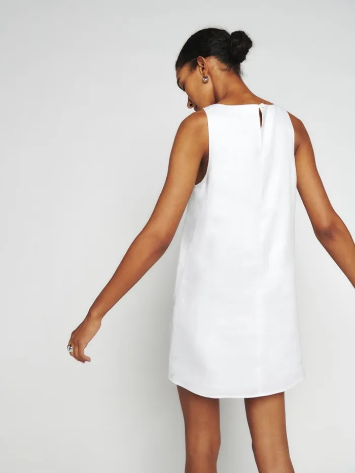 Reformation Dresses Jessi Linen Dress White 8211 Women Reformation Dresses Jessi Linen Dress White 8211 Women
