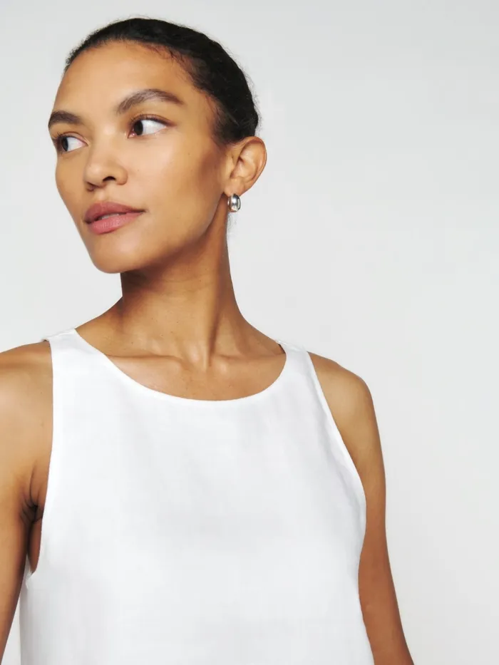 Reformation Dresses Jessi Linen Dress White 8211 Women Reformation Dresses Jessi Linen Dress White 8211 Women