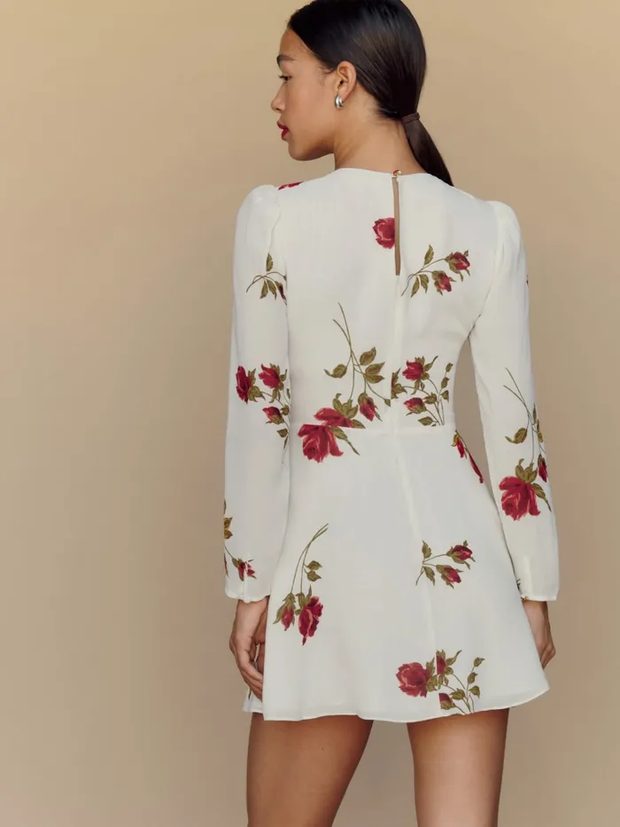 Reformation Dresses Laken Dress American Beauty 8211 Women Reformation Dresses Laken Dress American Beauty 8211 Women