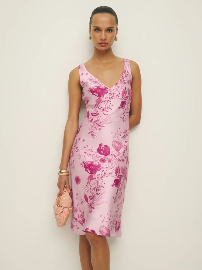 Reformation Dresses Lila Silk Dress Milla 8211 Women