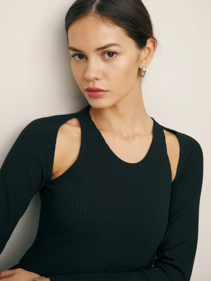 Reformation Dresses Lorelai Knit Dress Black 8211 Women Reformation Dresses Lorelai Knit Dress Black 8211 Women