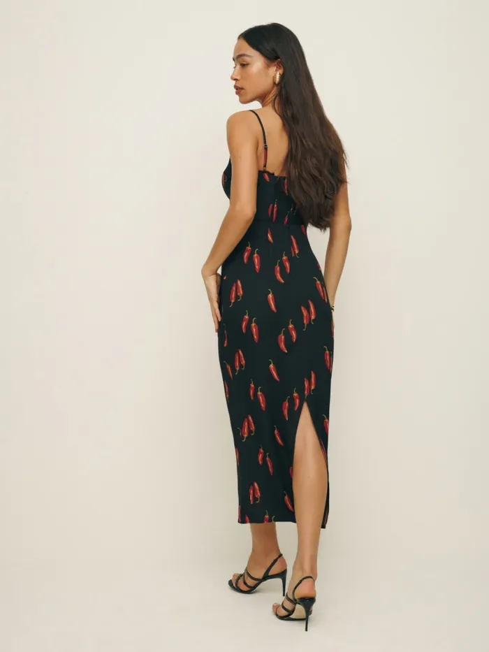 Reformation Dresses Pennington Dress Hot Sauce 8211 Women Reformation Dresses Pennington Dress Hot Sauce 8211 Women