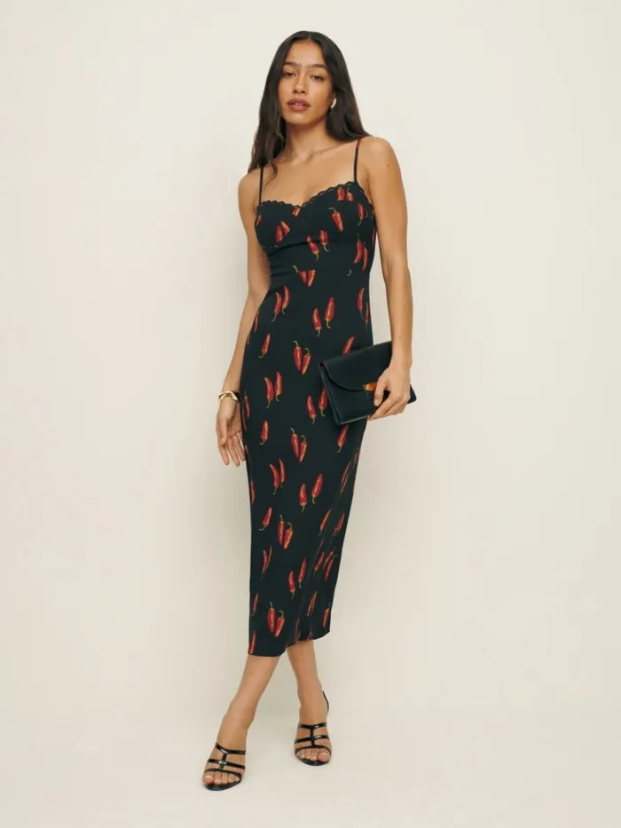Reformation Dresses Pennington Dress Hot Sauce 8211 Women Reformation Dresses Pennington Dress Hot Sauce 8211 Women