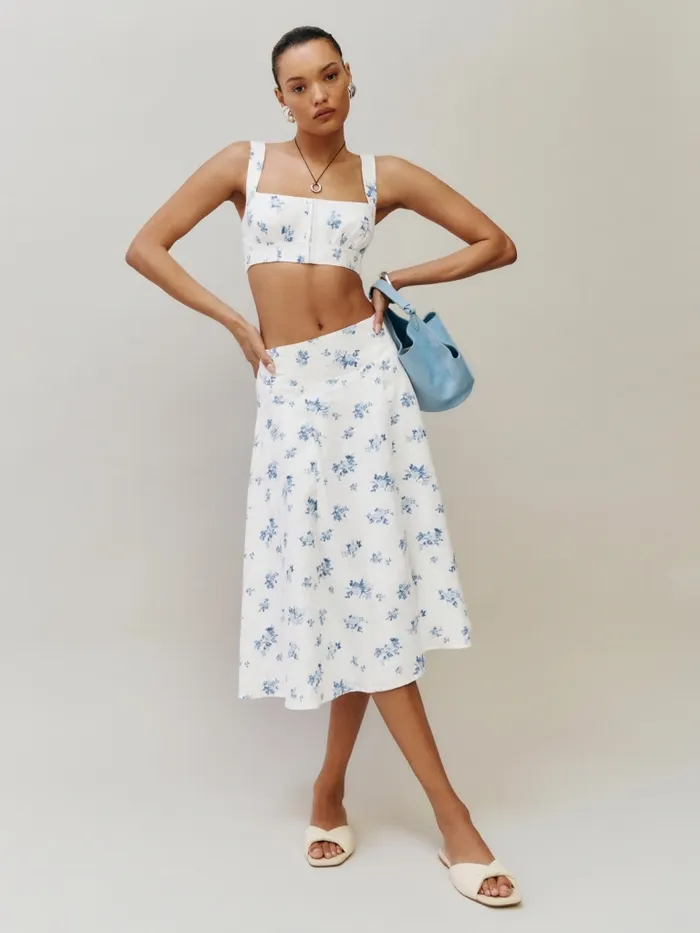 Reformation Dresses Santana Linen Two Piece Delicacy 8211 Women Reformation Dresses Santana Linen Two Piece Delicacy 8211 Women