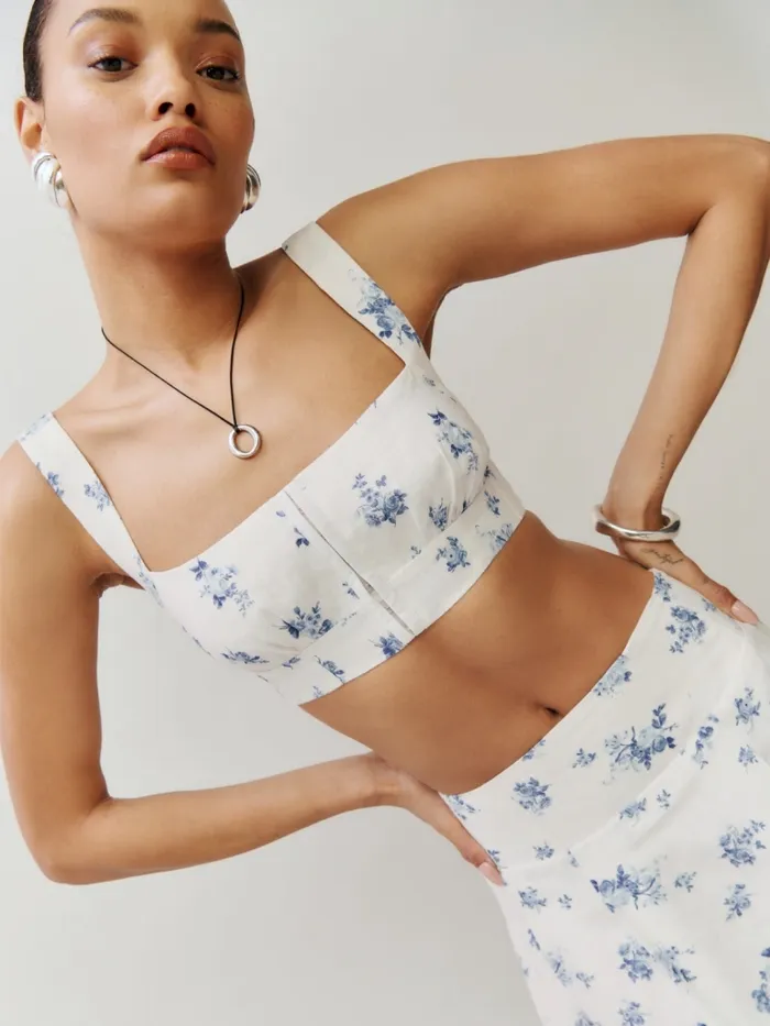 Reformation Dresses Santana Linen Two Piece Delicacy 8211 Women Reformation Dresses Santana Linen Two Piece Delicacy 8211 Women