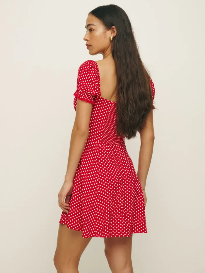 Reformation Dresses Suzette Dress Becky Dot 8211 Women Reformation Dresses Suzette Dress Becky Dot 8211 Women