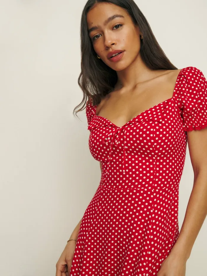 Reformation Dresses Suzette Dress Becky Dot 8211 Women Reformation Dresses Suzette Dress Becky Dot 8211 Women