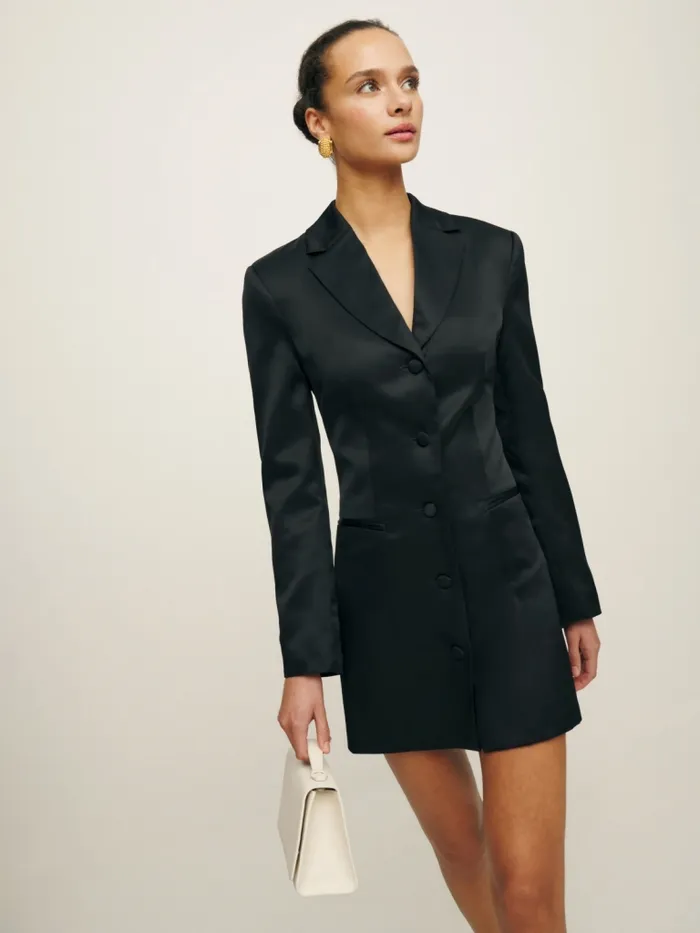 Reformation Dresses Tawnie Satin Dress Black 8211 Women Reformation Dresses Tawnie Satin Dress Black 8211 Women