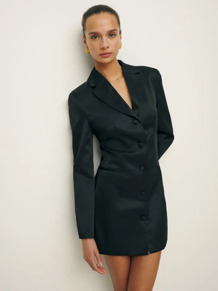 Reformation Dresses Tawnie Satin Dress Black 8211 Women Reformation Dresses Tawnie Satin Dress Black 8211 Women
